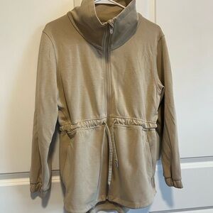 Lululemon  Beige Zip-Up Jacket